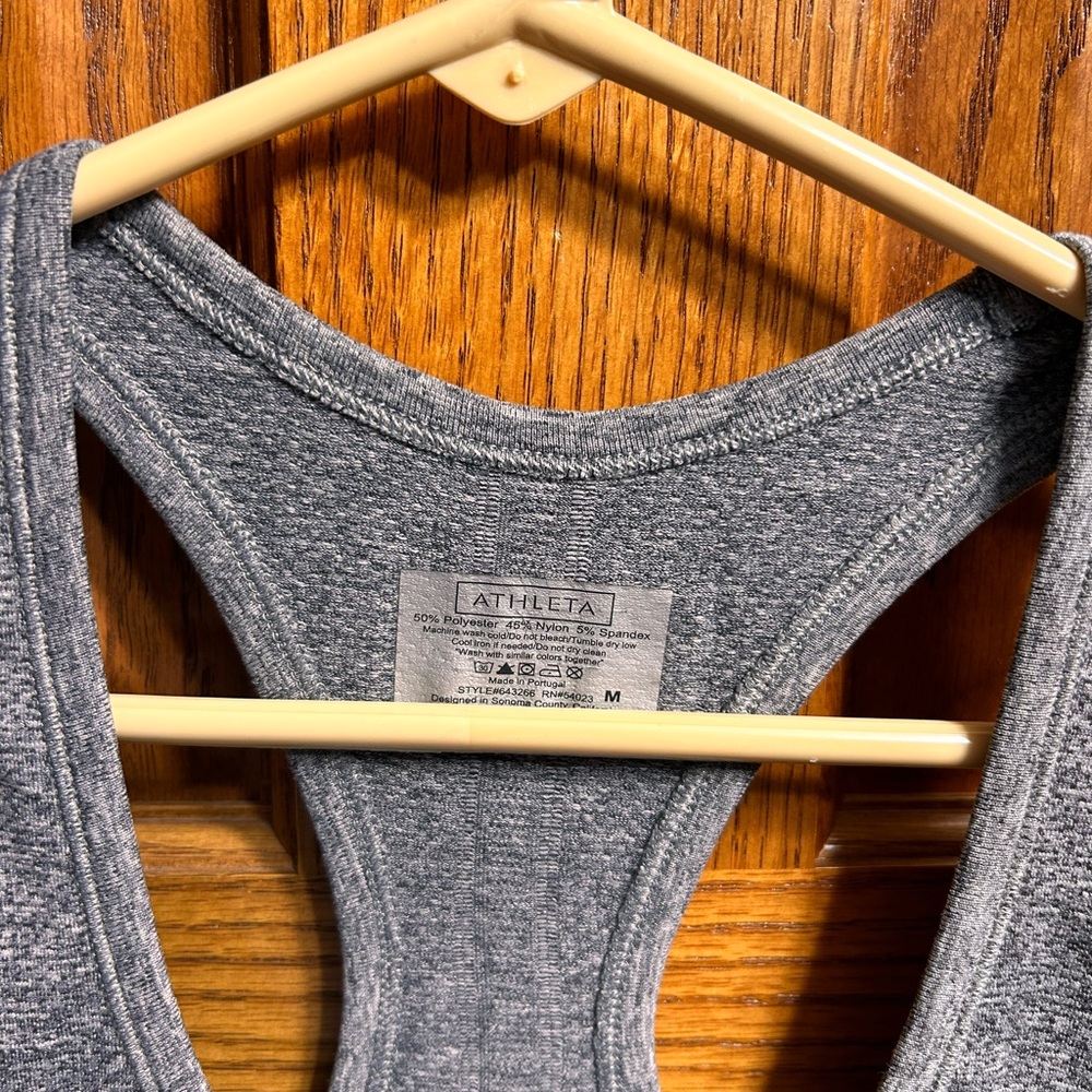 Athleta Heather Gray Tank Top - Picture 2 of 4